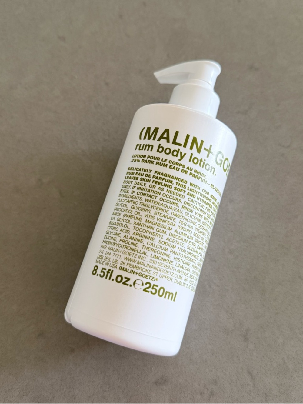 Malin Goetz Rum Body Lotion